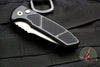 Protech Les George SBR Short Bladed Rockeye Out The Side (OTS) Black Textured Handle with Acid Washed Blade LG415 SBR