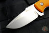 Protech Les George SBR Short Bladed Rockeye Orange G-10 Handle Stonewash/Satin Fixed Blade LG501-Orange SBR