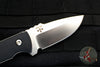 Protech Les George SBR Short Bladed Rockeye Black G-10 Handle Satin Fixed Blade LG502-SATIN SBR