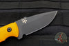 Protech Les George SBR Short Bladed Rockeye Fixed Blade- Orange G-10 Handle- Satin Blade LG511-Orange