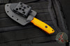 Protech Les George SBR Short Bladed Rockeye Fixed Blade- Orange G-10 Handle- Satin Blade LG511-Orange
