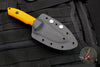 Protech Les George SBR Short Bladed Rockeye Fixed Blade- Orange G-10 Handle- Satin Blade LG511-Orange