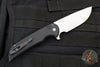 Protech Mordax Flipper- Black Handle with Stonewash Blade MX101