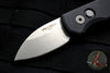 Protech Runt Black Handle Stonewash Wharncliffe Blade Out The Side (OTS) Auto Knife R5101