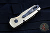 Protech Runt Special Aluminum Bronze Smooth Body DLC Black Wharncliffe Blade Out The Side (OTS) Auto Knife R5112