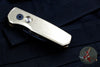 Protech Runt Special Aluminum Bronze Smooth Body DLC Black Wharncliffe Blade Out The Side (OTS) Auto Knife R5112