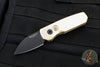 Protech Runt Out The Side (OTS) Auto Knife- Special Aluminum Bronze- Textured Body DLC Black Wharncliffe Blade R5113