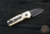 Protech Runt Out The Side (OTS) Auto Knife- Special Aluminum Bronze- Textured Body DLC Black Wharncliffe Blade R5113