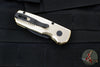 Protech Runt Out The Side (OTS) Auto Knife- Special Aluminum Bronze- Textured Body DLC Black Wharncliffe Blade R5113