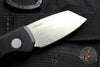Protech Runt Black Handle Stonewash Reverse Tanto Blade Out The Side (OTS) Auto Knife R5201