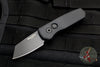 Protech Runt- Black Handle- DLC Black Reverse Tanto Blade Out The Side (OTS) Auto Knife R5203