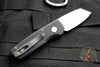 Protech Runt Out The Side (OTS) Auto Knife- Reverse Tanto- Black Textured Handle- Stonewash Blade R5205