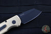 Protech Runt Out The Side (OTS) Auto Knife- Special Aluminum Bronze- Dragonscale Handle- DLC Black Reverse Tanto Blade R5241