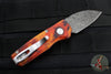 Protech Runt OTS Auto Knife- Wharncliffe- Special "Del Fuego" Finished Handle- Vegas Forge Damascus Wharncliffe Blade  R5301-DF Damascus
