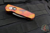 Protech Runt OTS Auto Knife- Wharncliffe- Special "Del Fuego" Finished Handle- Vegas Forge Damascus Wharncliffe Blade  R5301-DF Damascus