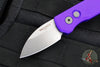 Protech Runt OTS Auto Knife- Wharncliffe- Purple Handle- Stonewash Wharncliffe Magnacut Steel Blade  R5301-Purple