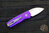 Protech Runt OTS Auto Knife- Wharncliffe- Purple Handle- Stonewash Wharncliffe Magnacut Steel Blade  R5301-Purple