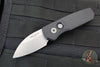 Protech Runt OTS Auto Knife- Wharncliffe- Black Handle- Stonewash Wharncliffe Magnacut Steel Blade  R5301