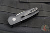 Protech Runt OTS Auto Knife- Wharncliffe- Black Handle- Stonewash Wharncliffe Magnacut Steel Blade  R5301