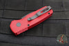 Protech Runt OTS Auto Knife- Wharncliffe- Red Handle- Black DLC Finished Magnacut Steel Blade  R5303-RED