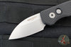 Protech Runt OTS Auto Knife- Wharncliffe- Black Textured Handle- Stonewash Magnacut Steel Blade  R5305