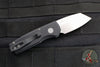 Protech Runt 5 OTS Auto Knife- Reverse Tanto- Black Handle- Stonewash Magnacut Steel Blade  R5401