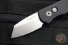 Protech Runt 5 OTS Auto Knife- Reverse Tanto- Textured Black Handle- Stonewash Magnacut Steel Blade  R5405