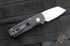 Protech Runt 5 OTS Auto Knife- Reverse Tanto- Textured Black Handle- Stonewash Magnacut Steel Blade  R5405