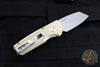 Protech Runt 5 Limited- Out The Side (OTS) Auto Knife- Special Textured Aluminum Bronze Smooth Body- Stonewash Reverse Tanto Blade R411