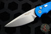 Protech Tactical Response 5 OTS Auto Blue Handle Bead Blast Plain Blade T501-BLUE