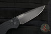 Protech Protech LEFT HAND Tactical Response 3 Out The Side (OTS) Auto Knife- Black Grooved Handle- Black Blade TR-3 L-2