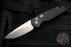Protech TR-3 Tactical Response 3 Out The Side (OTS) Auto Knife- Black Fish Scale Handle- Stonewash Magnacut Steel Plain Edge- Safety Switch TR-3 MC1