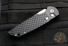 Protech TR-3 Tactical Response 3 Out The Side (OTS) Auto Knife- Black Fish Scale Handle- Stonewash Magnacut Steel Plain Edge- Safety Switch TR-3 MC1