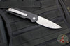 Protech TR-3 Tactical Response 3 Out The Side (OTS) Auto Knife-  Black Grooved Handle- Blasted Finished Blade TR-3