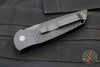 Protech TR-3- Tactical Response 3 Out The Side (OTS) Auto Knife- Black Fish Scale Handle- Black Plain Edge TR-3 X1