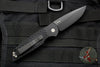 Protech TR-3 Tactical Response 3 Out The Side (OTS) Auto Knife Black Fish Scale Handle Black Plain Edge TR-3 X1 D2