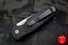 Protech TR-3 Tactical Response 3 Out The Side (OTS) Auto Knife- Black Fish Scale Handle- Stonewash Plain Edge TR-3 X1 SW