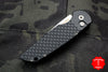 Protech TR-3 Tactical Response 3 Out The Side (OTS) Auto Knife- Black Fish Scale Handle- Stonewash Plain Edge TR-3 X1 SW