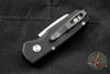 Protech Runt Special Blade Show Black Textured Body Mirror Reverse Tanto Blade Out The Side (OTS) Auto Knife R5208