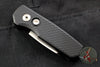 Protech Runt Special Blade Show Black Textured Body Mirror Reverse Tanto Blade Out The Side (OTS) Auto Knife R5208