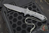 Chris Reeve Green Beret Fixed Blade- Black Canvas Micarta Handle- Black Plain Edge Magnacut Steel Blade GB7-1000