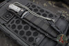 Chris Reeve Green Beret Fixed Blade- Black Canvas Micarta Handle- Black Plain Edge Magnacut Steel Blade GB7-1000