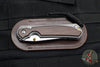 Chris Reeve Small Sebenza 31- Tanto Edge- Macassar Ebony Inlay- Magnacut Steel Blade S31-1134