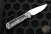 Chris Reeve Small Sebenza 31- Drop Point-  Black Micarta Inlay- Stonewash Magnacut Blade S31-1200
