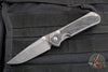 Chris Reeve Small Sebenza 31- Black Micarta Inlay- Boomerang Damascus Drop Point Blade S31-1202