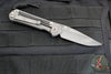 Chris Reeve Small Sebenza 31- Black Micarta Inlay- Boomerang Damascus Drop Point Blade S31-1202