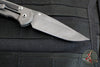 Chris Reeve Small Sebenza 31- Black Micarta Inlay- Boomerang Damascus Drop Point Blade S31-1202