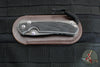 Chris Reeve Small Sebenza 31- Black Micarta Inlay- Boomerang Damascus Drop Point Blade S31-1202