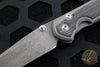 Chris Reeve Small Sebenza 31- Black Micarta Inlay- Raindrop Damascus Drop Point Blade S31-1206