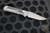 Chris Reeve Small Sebenza 31- Black Micarta Inlay- Raindrop Damascus Drop Point Blade S31-1206